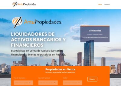 Diseño Web Antu Propiedades